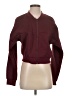 Unbranded 100% Polyester Solid Burgundy Cardigan Size S - photo 1