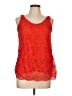 Attention Red Sleeveless Blouse Size L - photo 1