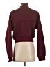 Unbranded 100% Polyester Solid Burgundy Cardigan Size S - photo 2