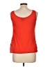 Attention Red Sleeveless Blouse Size L - photo 2
