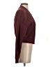 Unbranded 100% Polyester Solid Burgundy Cardigan Size S - photo 4