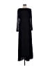 Unbranded 100% Polyester Black Casual Dress Size M (estimated) - photo 1