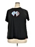 Assorted Brands Hearts Black Active T-Shirt Size XXL - photo 1