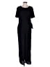 London Times Solid Black Jumpsuit Size 14 - photo 1