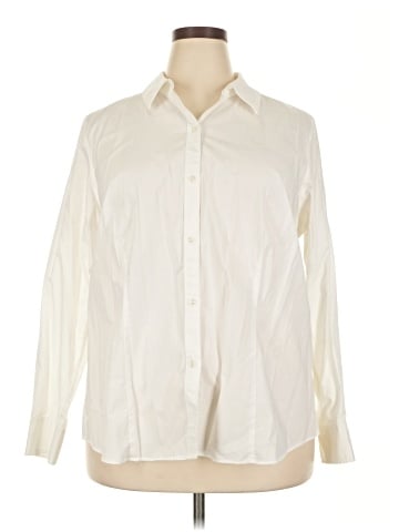 Liz Claiborne Long Sleeve Button-Down Shirt (view 1)