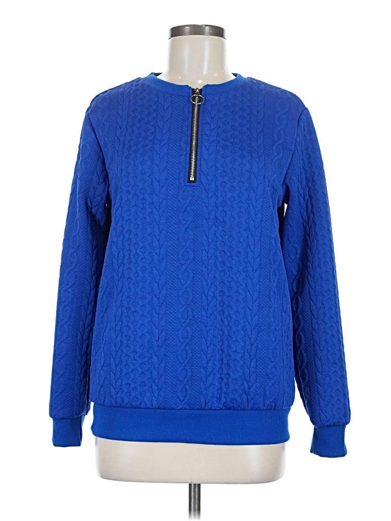 Pre-owned Unbranded Pullover Sweater In Blue