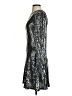 Aqua Metallic Silver Cocktail Dress Size S - photo 5