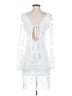 Unbranded 100% Polyester White Casual Dress Size S - photo 2
