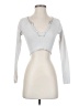 Out From Under Silver Long Sleeve Top Size XS - Sm - photo 1