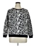 DressBarn Paisley Black Pullover Sweater Size XL - photo 1
