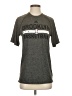 Adidas 100% Polyester Gray Short Sleeve T-Shirt Size S - photo 1