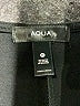 Aqua Solid Black Cocktail Dress Size XL - photo 7