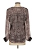 Hale Bob 100% Viscose Animal Print Brown 3/4 Sleeve Blouse Size M - photo 2