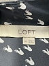 Ann Taylor LOFT 100% Polyester Polka Dots Black Long Sleeve Blouse Size M - photo 7