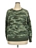 Splendid Camo Green Sweatshirt Size XXL - photo 1