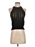Sayaka Davis 100% Cotton Black Halter Top Size XS - photo 1