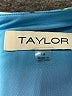 Taylor 100% Polyester Blue Cocktail Dress Size 14 - photo 6