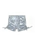 Justice Metallic Silver Athletic Shorts Size XS (kids) - photo 1