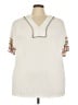 Haptics Ivory Short Sleeve Top Size 3X - photo 1