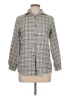 Free Style Tweed Gray Long Sleeve Button-Down Shirt Size L (estimated) - photo 1
