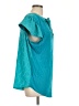 Fortune + Ivy 100% Polyester Teal Short Sleeve Blouse Size 1X - photo 4