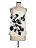 Robert Rodriguez 100% Silk Ivory Sleeveless Silk Top Size 6 - photo 1