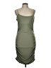 Leith Solid Green Cocktail Dress Size L - photo 1