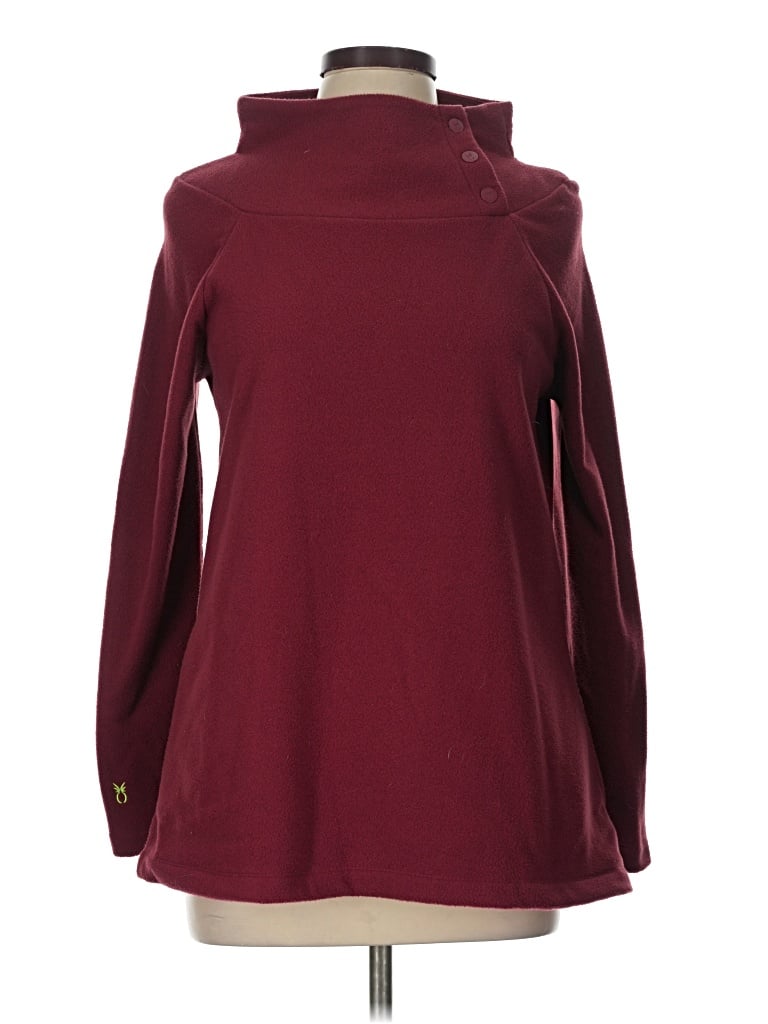 Pre-owned Dudley Stephens Turtleneck Sweater In Burgundy