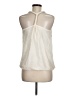 Robert Rodriguez 100% Silk Ivory Sleeveless Silk Top Size 6 - photo 2