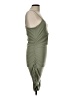 Leith Solid Green Cocktail Dress Size L - photo 4
