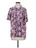 Lularoe Purple Short Sleeve Blouse Size XS - photo 1