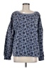 Billy T Animal Print Blue Pullover Sweater Size M - photo 1