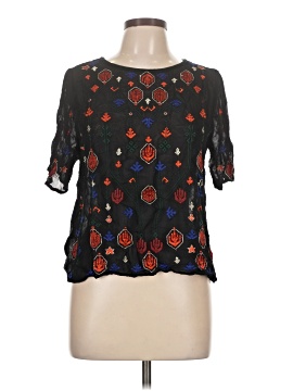 Lucky Brand Short Sleeve Blouse