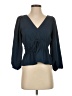 Madewell 100% Polyester Blue 3/4 Sleeve Blouse Size XS - photo 1