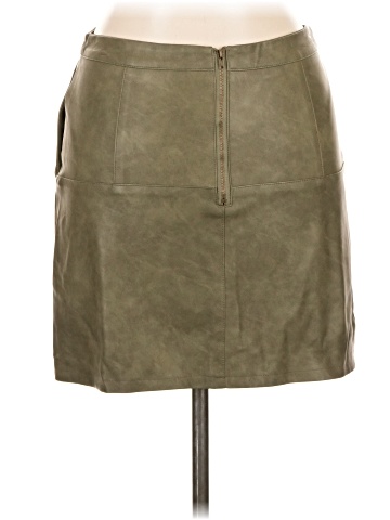 Shinestar Faux Leather Skirt (view 2)
