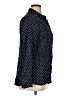 Gap Outlet 100% Cotton Polka Dots Blue Long Sleeve Button-Down Shirt Size XL - photo 4