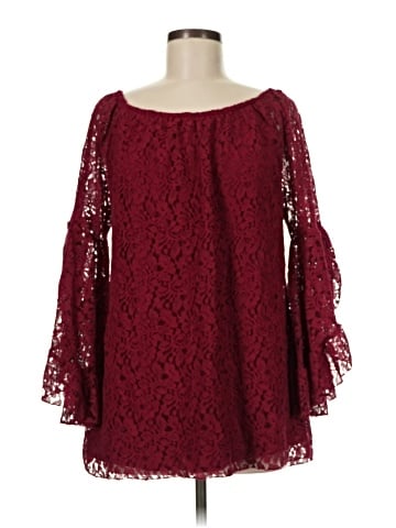Forgotten Grace 3/4 Sleeve Blouse (view 1)