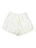 GRAY LABEL 100% Polyester Metallic Ivory Shorts Size S - photo 2