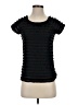 Petite Sophisticate Black Short Sleeve Top Size XS - photo 1