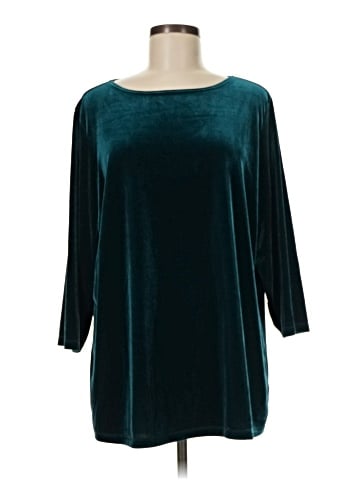 Susan Graver 3/4 Sleeve Top (view 1)