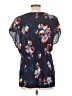 Torrid 100% Rayon Blue Short Sleeve Blouse Size Lg Plus (0) - photo 2