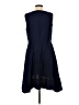 Elle Solid Blue Casual Dress Size 12 - photo 2