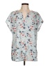 Shein 100% Polyester Blue Short Sleeve T-Shirt Size 12 - photo 1