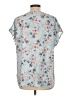 Shein 100% Polyester Blue Short Sleeve T-Shirt Size 12 - photo 2