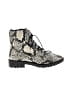 Linea Paolo Gray Tan Ankle Boots Size 10 - photo 1