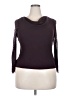 Unbranded Purple 3/4 Sleeve Top Size XXL (estimated) - photo 1