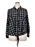 New Directions 100% Polyester Black Long Sleeve Blouse Size 2X - photo 1
