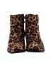 Top Moda Animal Print Brown Tan Ankle Boots Size 7 - photo 2