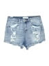 Almost Famous Blue Denim Shorts Size 5 - photo 1