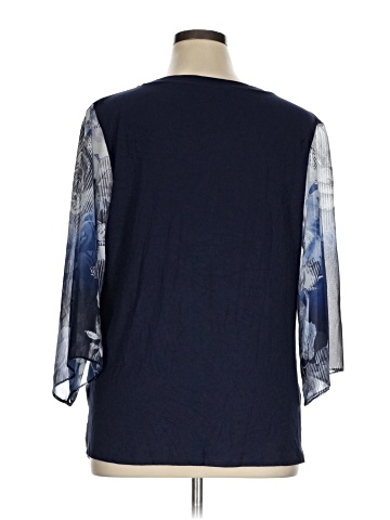 Christopher & Banks 3/4 Sleeve Blouse (view 2)